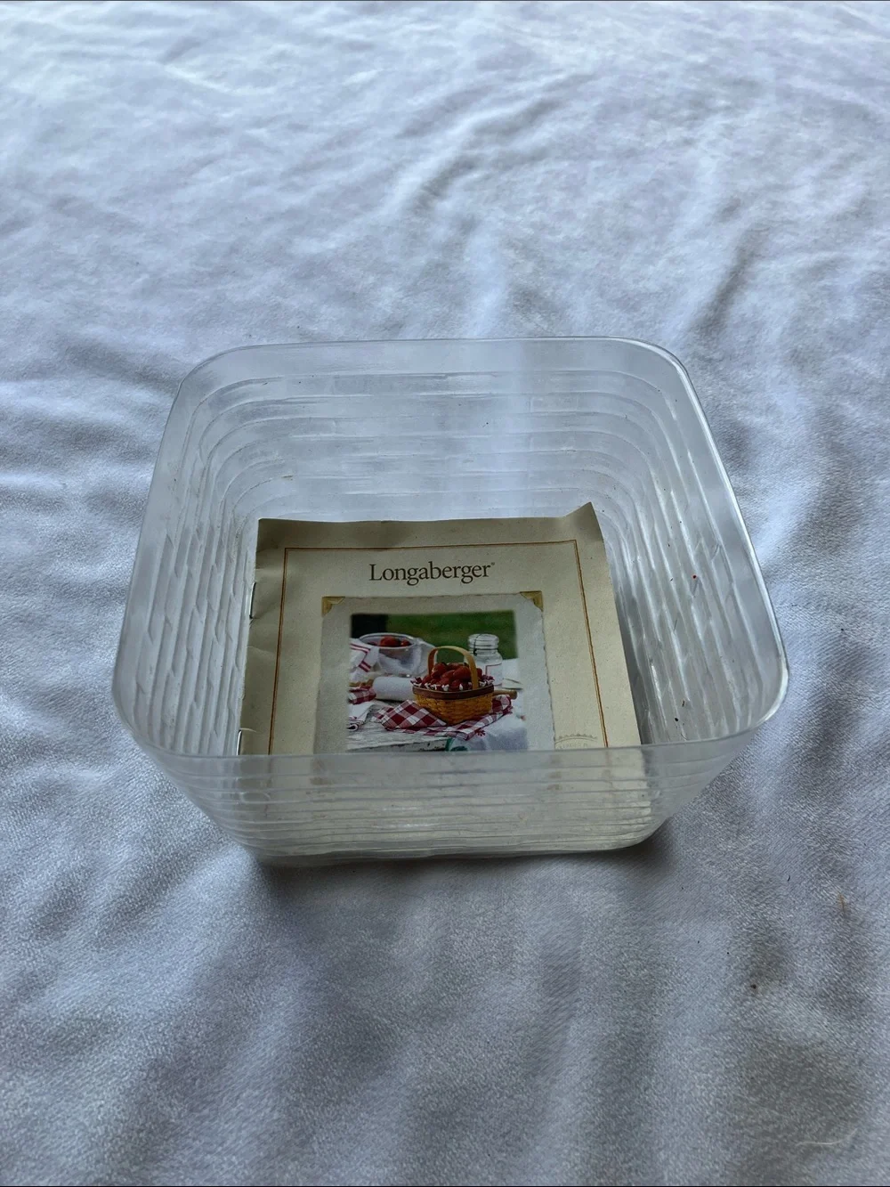Longaberger Strawberry Basket 2001